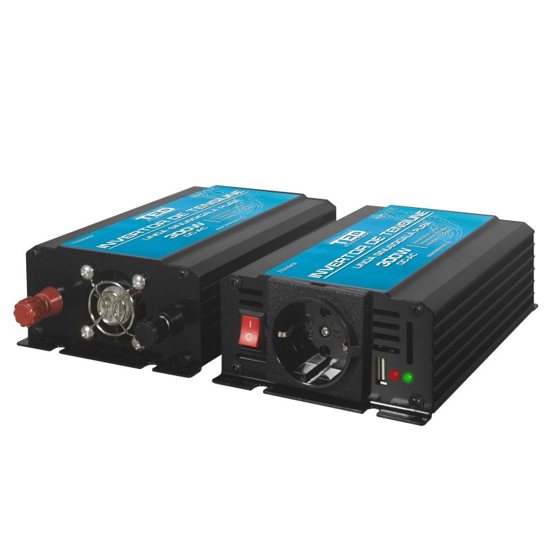300W Car Power Inverter - 12V to 230V - Pure Sine Wave - 1 Output + USB - TED Electric - Image 2