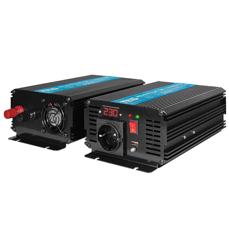 500W Car Power Inverter - 12V to 230V - Pure Sine Wave - 1 Output + USB - TED Electric - Image 2