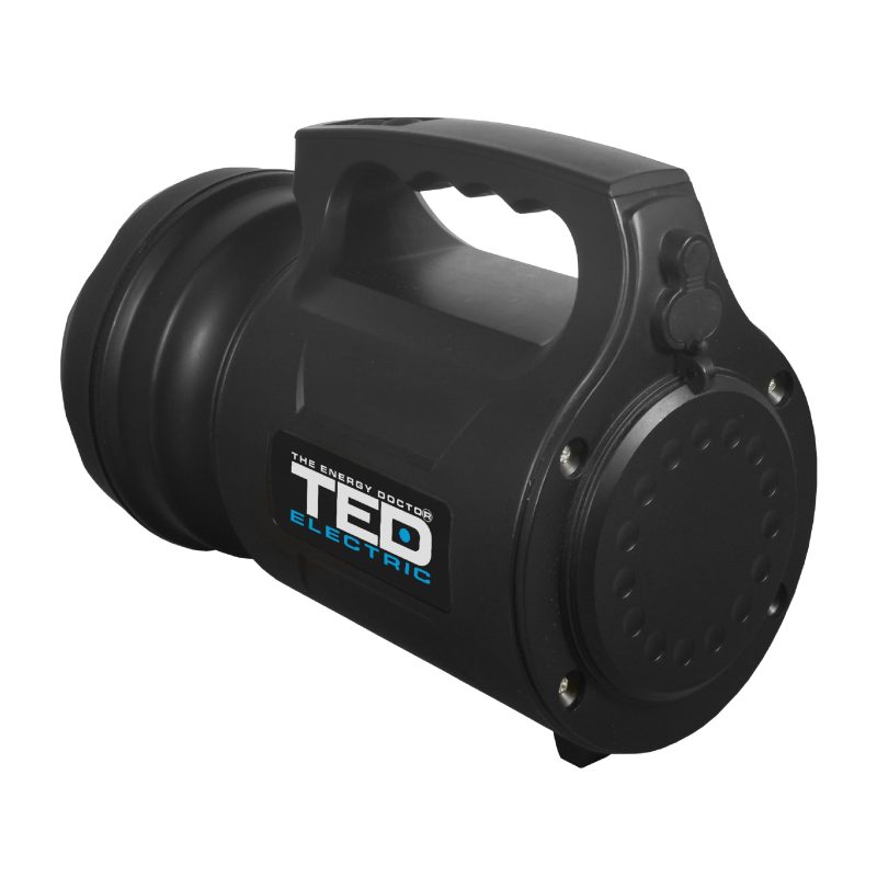 55W 500lm Patrol LED Flashlight TED002105 - rechargeable / 10h battery life - waterproof IP65 - TED Electric - Image 3