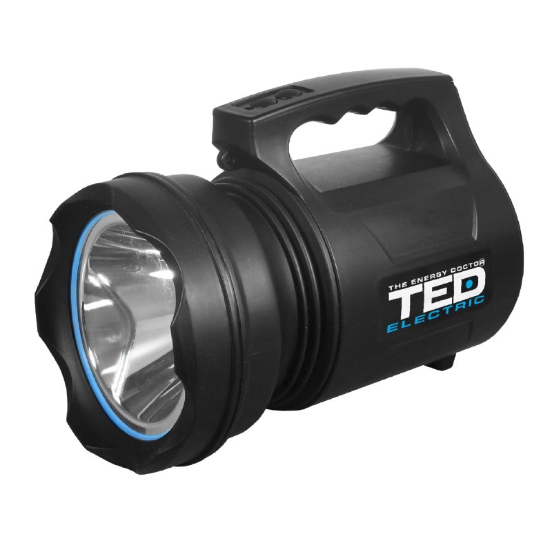 55W 500lm Patrol LED Flashlight TED002105 - rechargeable / 10h battery life - waterproof IP65 - TED Electric