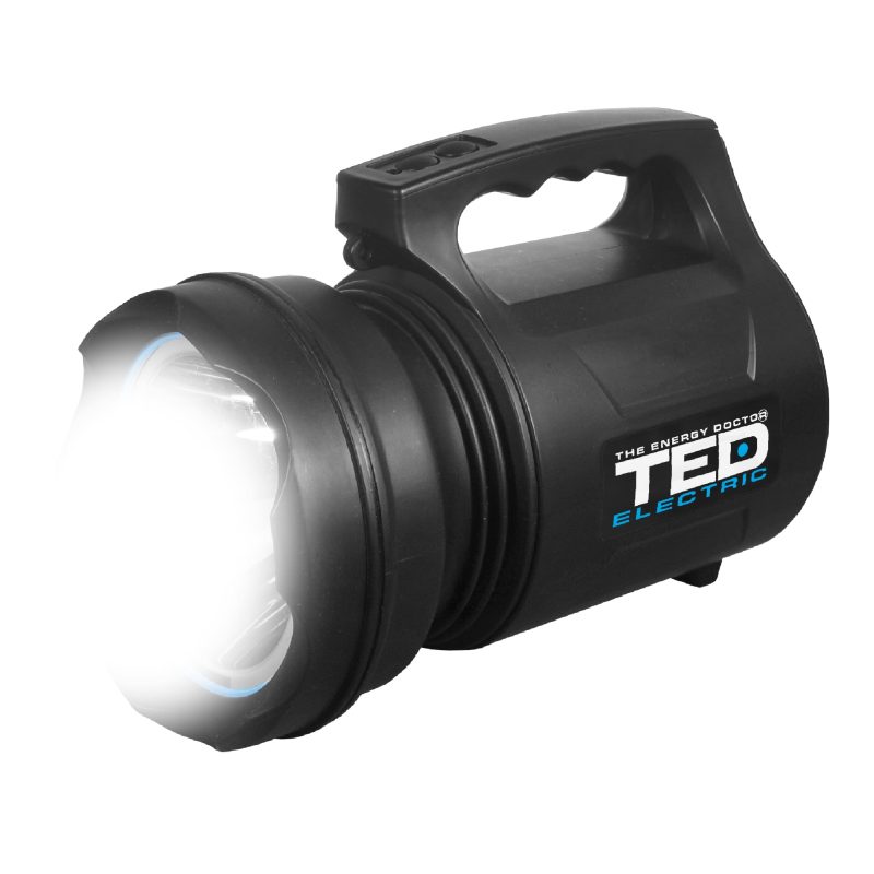 55W 500lm Patrol LED Flashlight TED002105 - rechargeable / 10h battery life - waterproof IP65 - TED Electric - Image 2