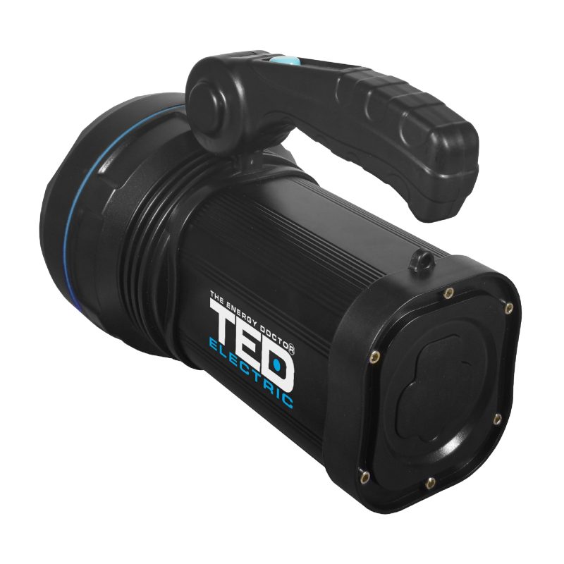 10W 700lm Patrol LED Flashlight TED003706 - rechargeable / 12h battery life - waterproof IP65 - TED Electric - Image 3
