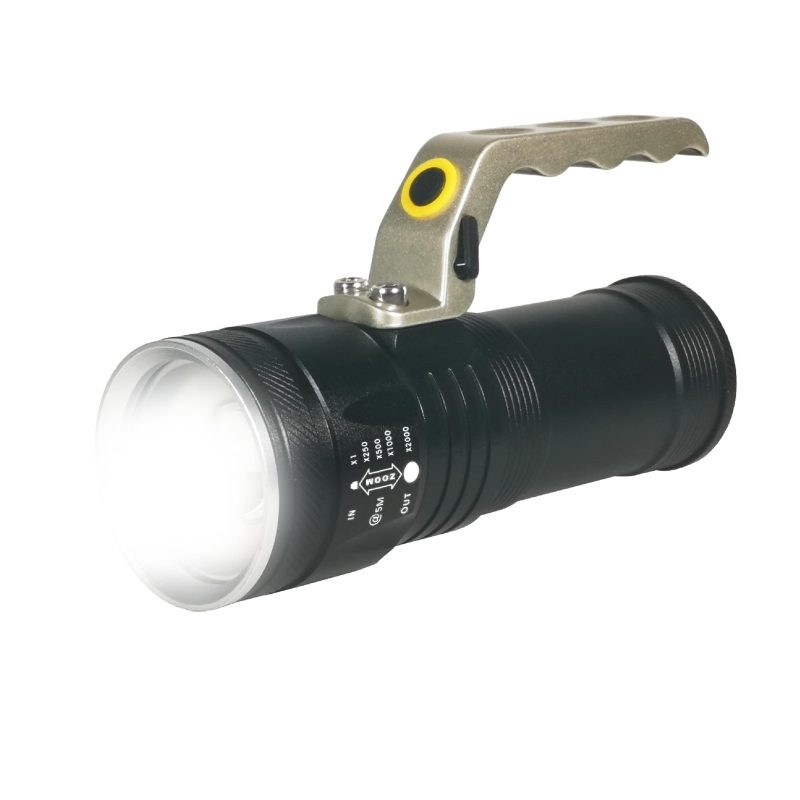 10W 500lm Patrol LED Flashlight TED003744 - rechargeable / 6h battery life - waterproof IP65 - TED Electric - Image 5