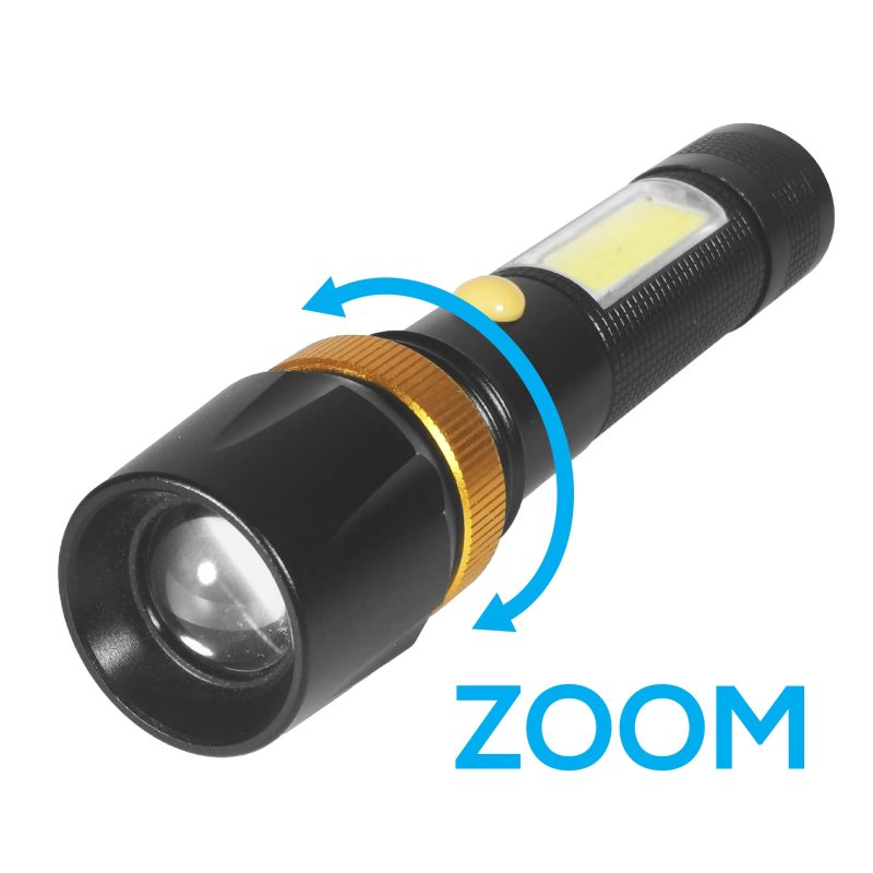 5W 300lm LED Flashlight TED002037 - rechargeable / shockproof / waterproof IP65 - TED Electric - Image 5