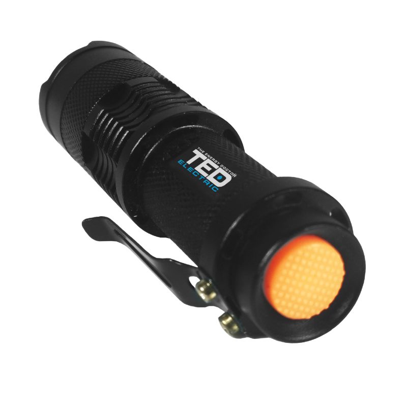 5W 240lm LED Flashlight TED003713 - rechargeable / shockproof / waterproof IP65 - TED Electric - Image 5