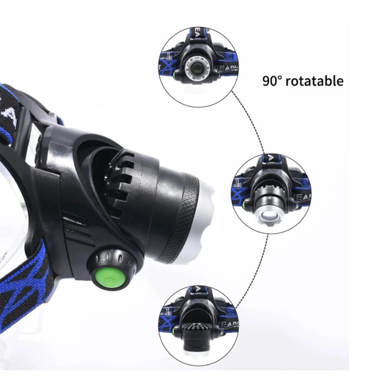 10W 1200lm Head Light TED001528 - rechargeable / 3 light modes - TED Electric - Image 3