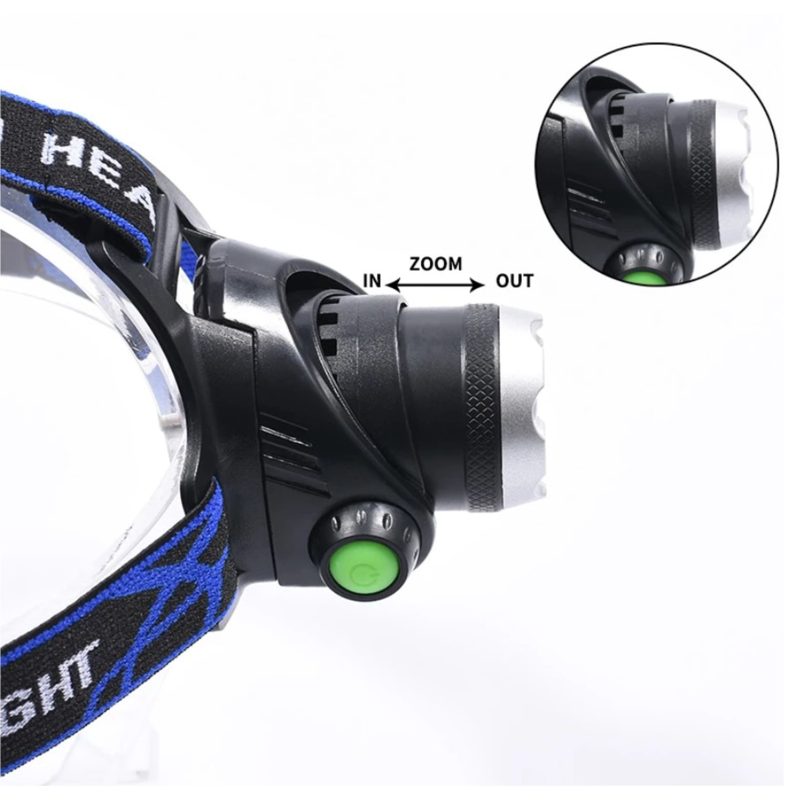 10W 1200lm Head Light TED001528 - rechargeable / 3 light modes - TED Electric - Image 4