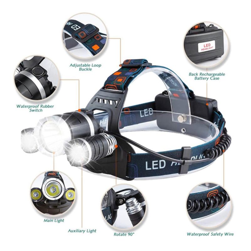 16W 590lm Head Light TED002099 - rechargeable / 4 light modes - TED Electric - Image 5