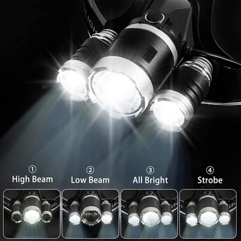 16W 590lm Head Light TED002099 - rechargeable / 4 light modes - TED Electric - Image 4