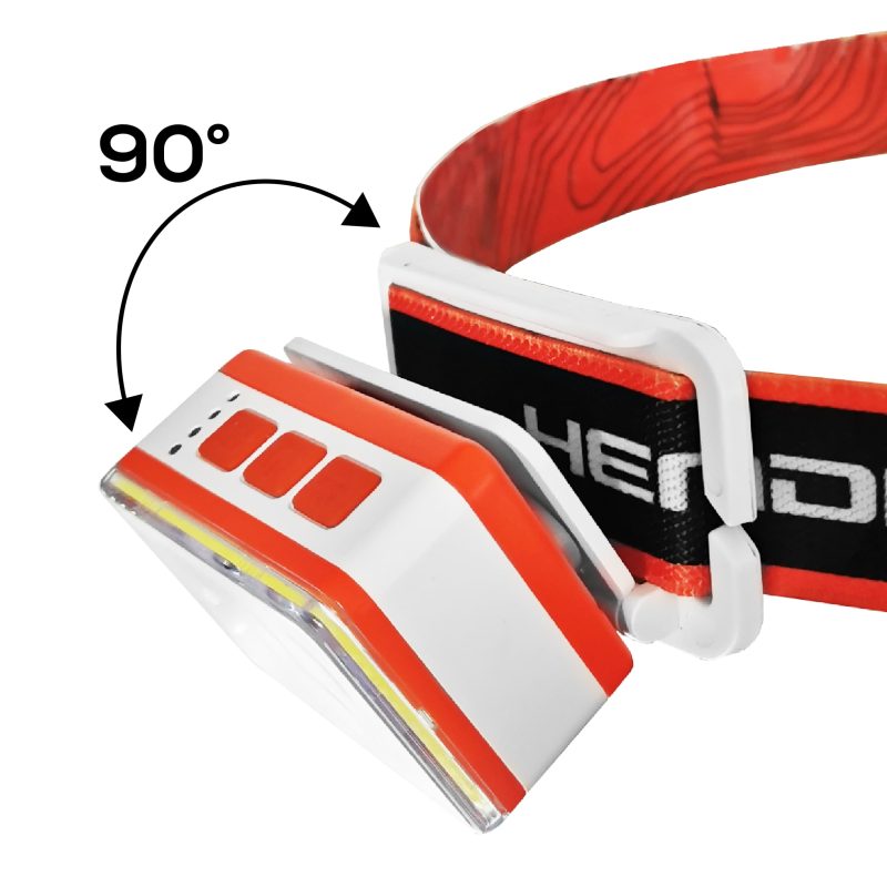 3W 160lm Head Light TED002150 - rechargeable / detachable with 10 light modes - TED Electric - Image 5