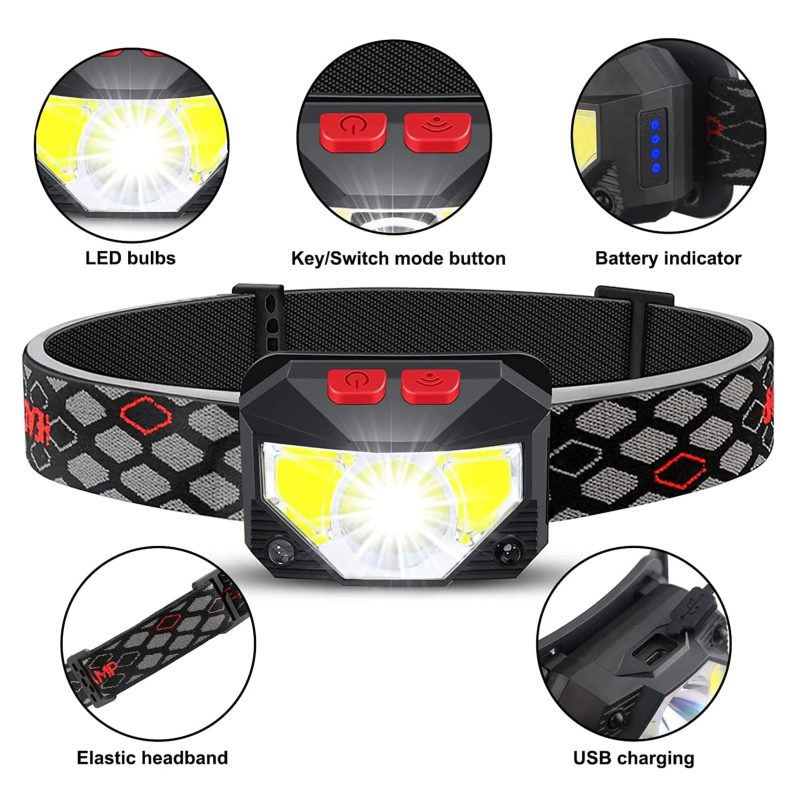 3W 200lm Head Light TED002167 - rechargeable / 8 light modes - TED Electric - Image 4