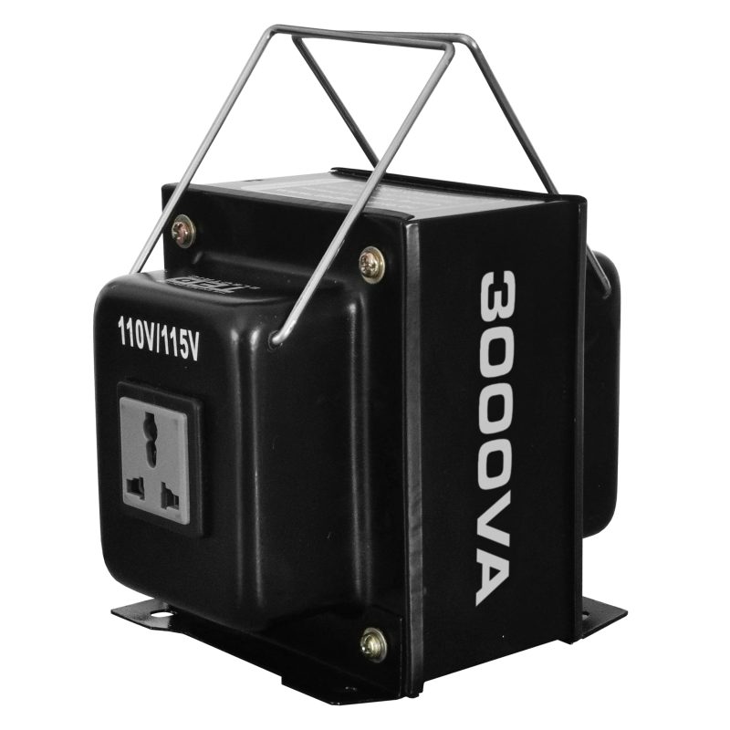 3000VA Block Voltage Transformer - 230V to 110V / 115V - Universal Output - TED Electric