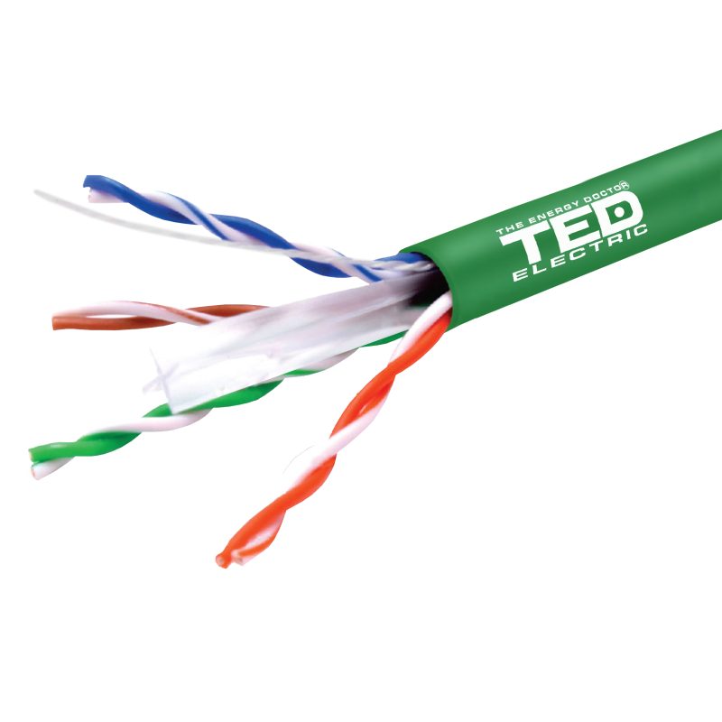 UTP cat. 6 Network Cable - 24 AWG Copper / PVC Coating - TED Electric
