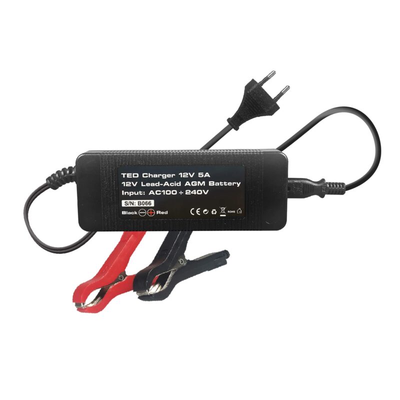 12V 5A Lead-acid Battery Charger - TED Electric