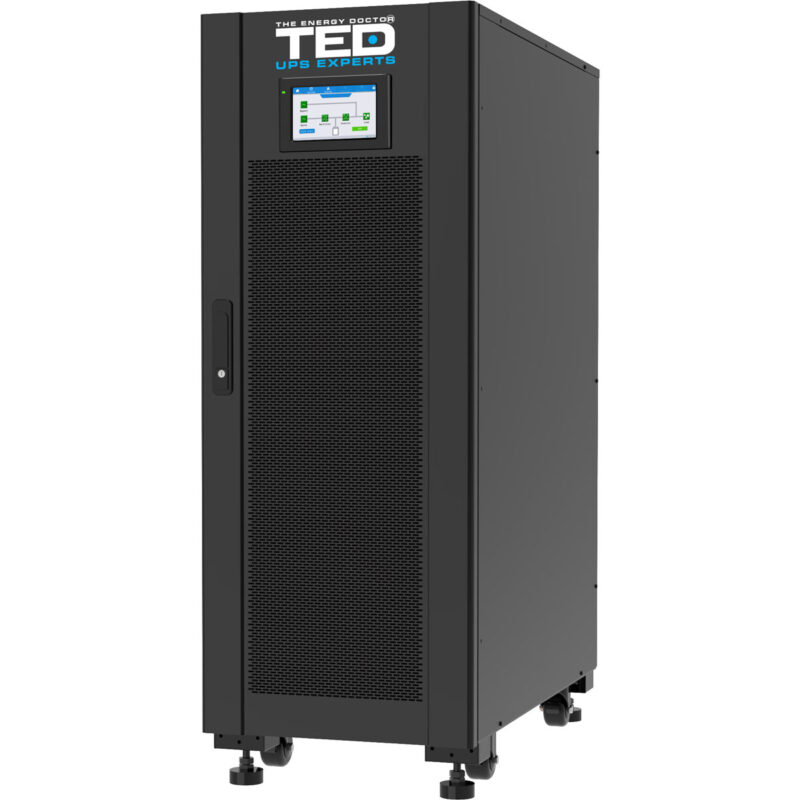 120kVA 120kW 3-Phase (3:3) UPS Online - LCD Display - Terminal Block - TED Electric