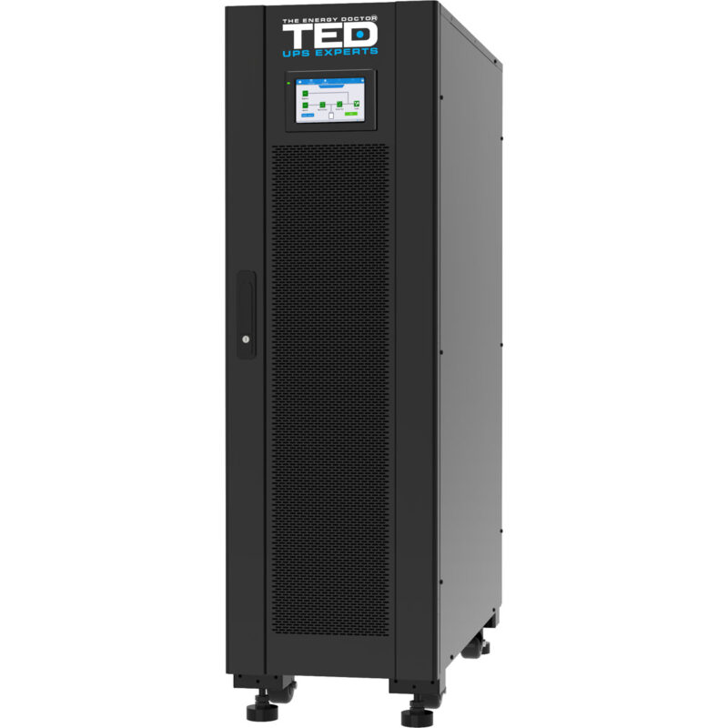 80kVA 80kW 3-Phase (3:3) UPS Online - LCD Display - Terminal Block - TED Electric