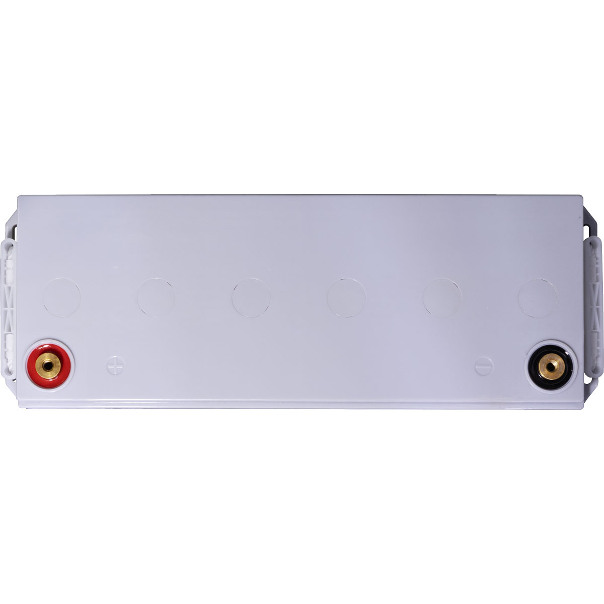TED 12V 153Ah battery top view