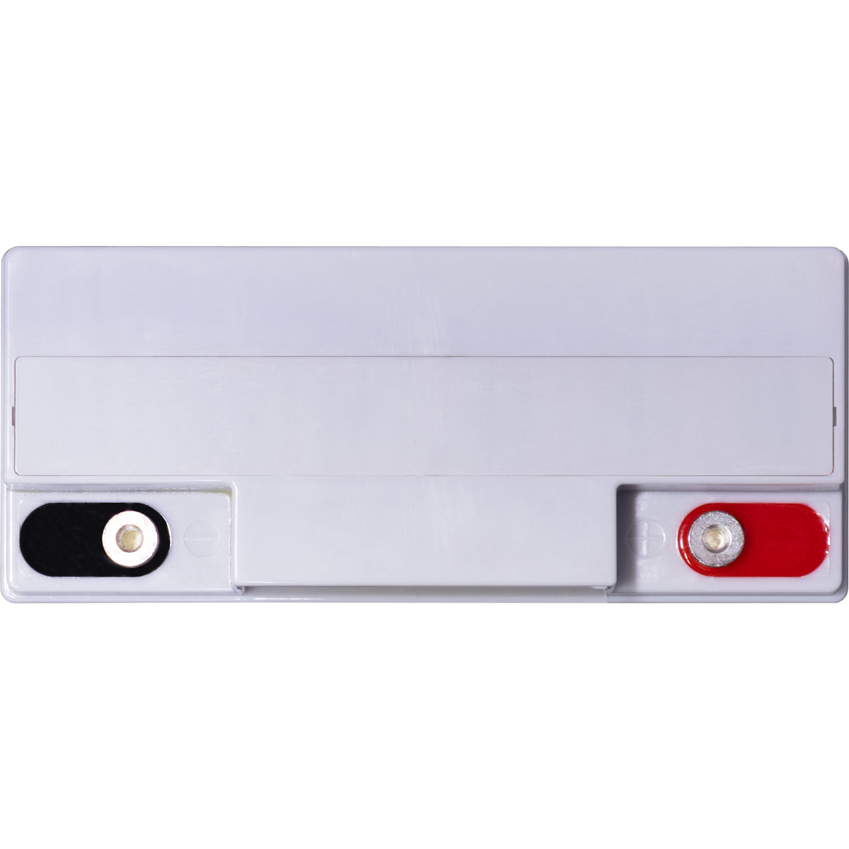 TED 12V 23Ah battery top view