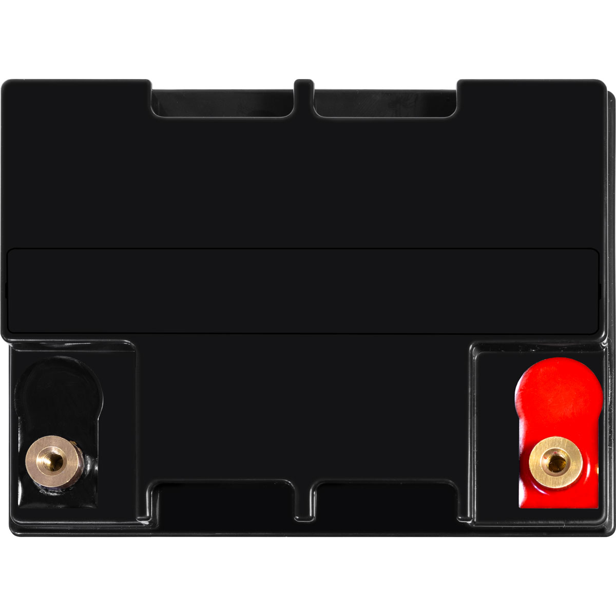 TED 12V 28Ah battery top view