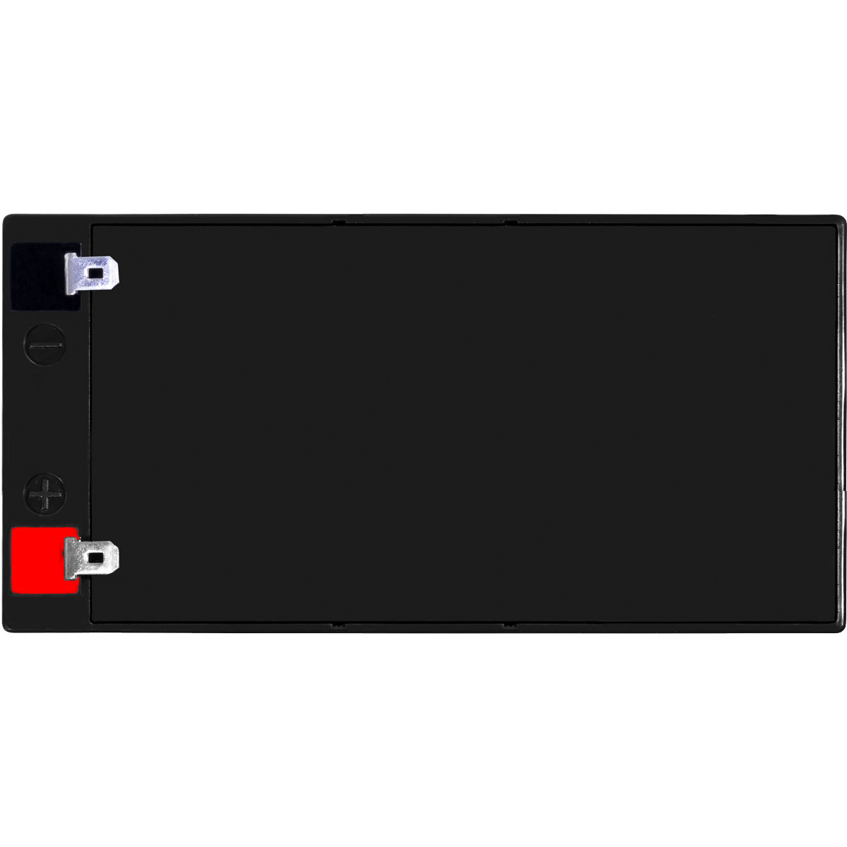 TED 12V 3.5Ah battery top view