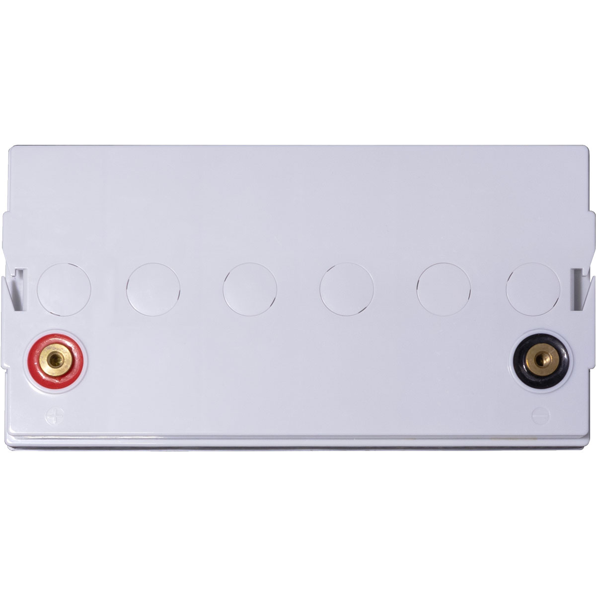 TED 12V 82Ah battery top view